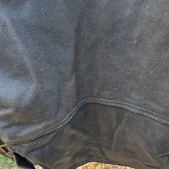 Harley-Davidson Vintage Distressed Brown with Black trim Leather Bomber Jacket - Picture 14 of 16